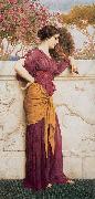 John William Godward The Peacock Fan china oil painting artist